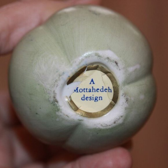 Hand Painted Ginori Double Gourd Miniature Vase Mottahedeh - Picture 3 of 4